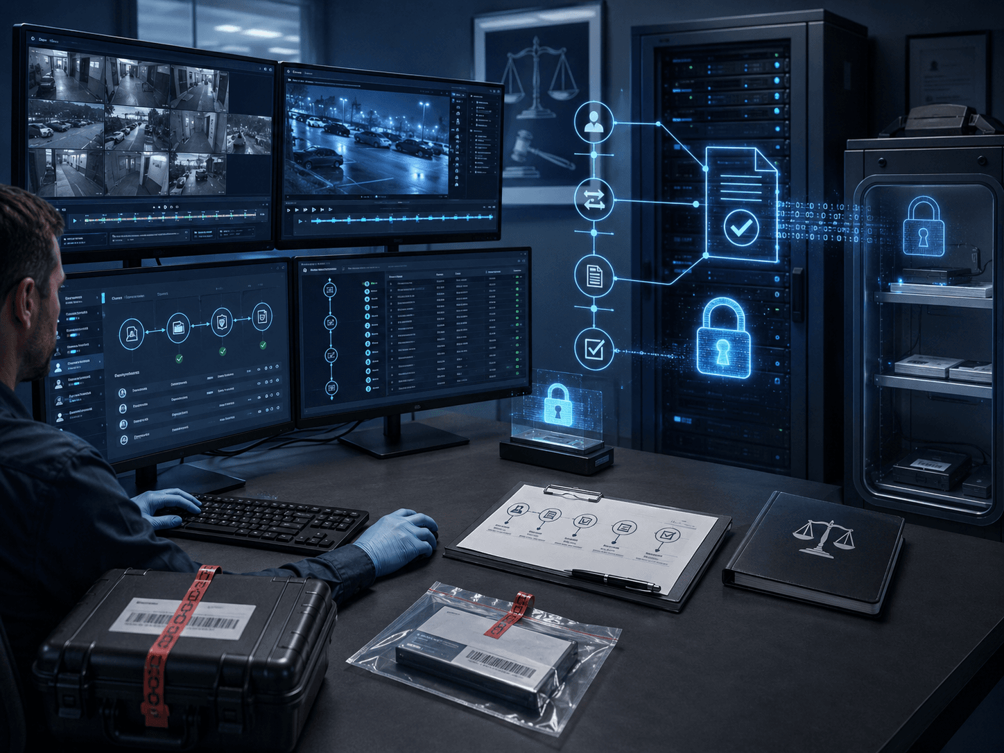 Video Evidence Chain-of-Custody Audits